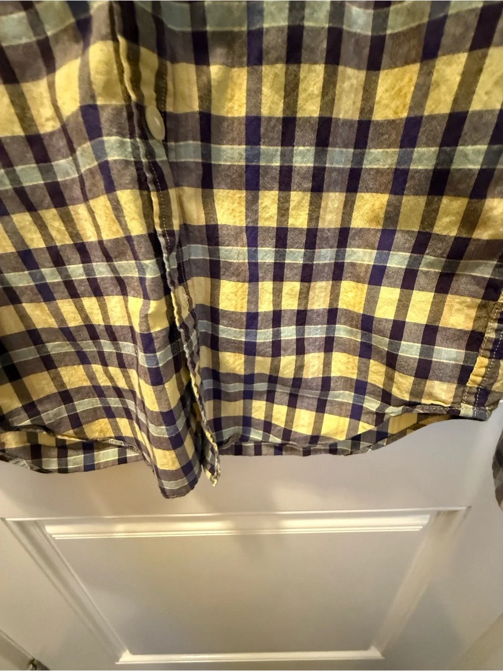 2 J.Crew Madras Plaid Shirts XS 100% Cotton Heritage Preppy Bundle